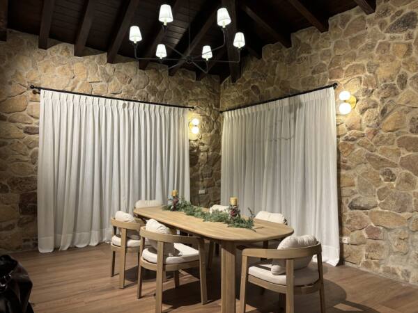 Trabajo realizado por IVENTHO: cortinas y textil a medida