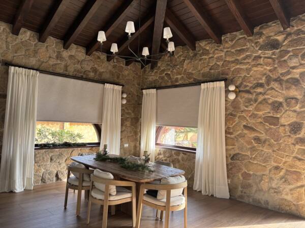 Trabajo realizado por IVENTHO: cortinas y textil a medida