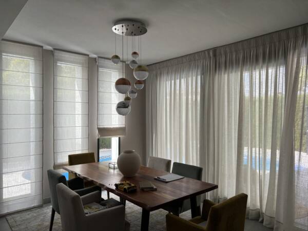 Trabajo realizado por IVENTHO: cortinas y textil a medida
